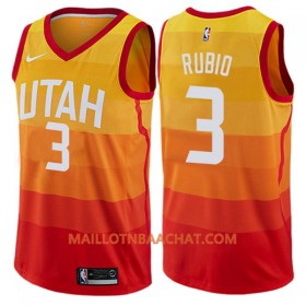 Maillot NBA Utah Jazz Ricky Rubio 3 Nike City Edition Swingman - Homme